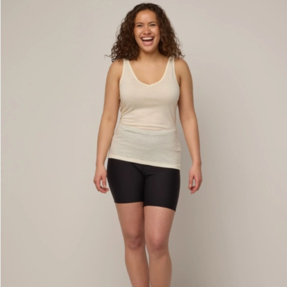 Allbirds Cream Merino Blend Running Tank Top
